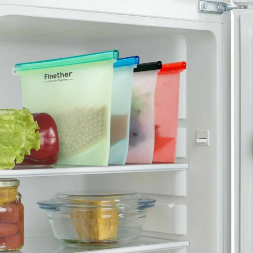 Многоразовые пакеты для хранения пищевых продуктов Finether