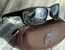 Maui Jim Kanaio Coast MJ 766 02MD Matte Black Frame  Grey Polarized Lenses