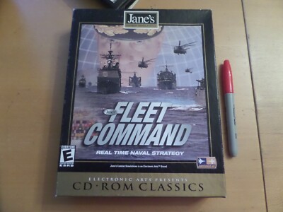Jane's Fleet Command + Box & Sub Command & 688(I) Hunter Killer PCCD Win 9598