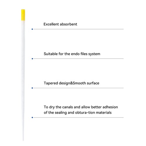 Dental Endo Absorbent Paper Points/Root Gutta Percha Points 0.02/04/06 15-80# F# - Picture 172 of 187