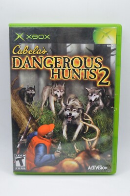 Cabela's Dangerous Hunts 2 (Microsoft Xbox, 2005) CIB - FREE SHIPPING!