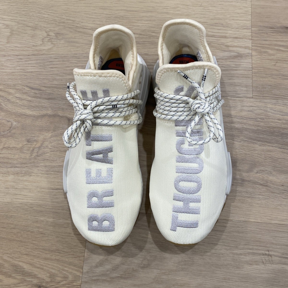 adidas pharrell hu nmd cream