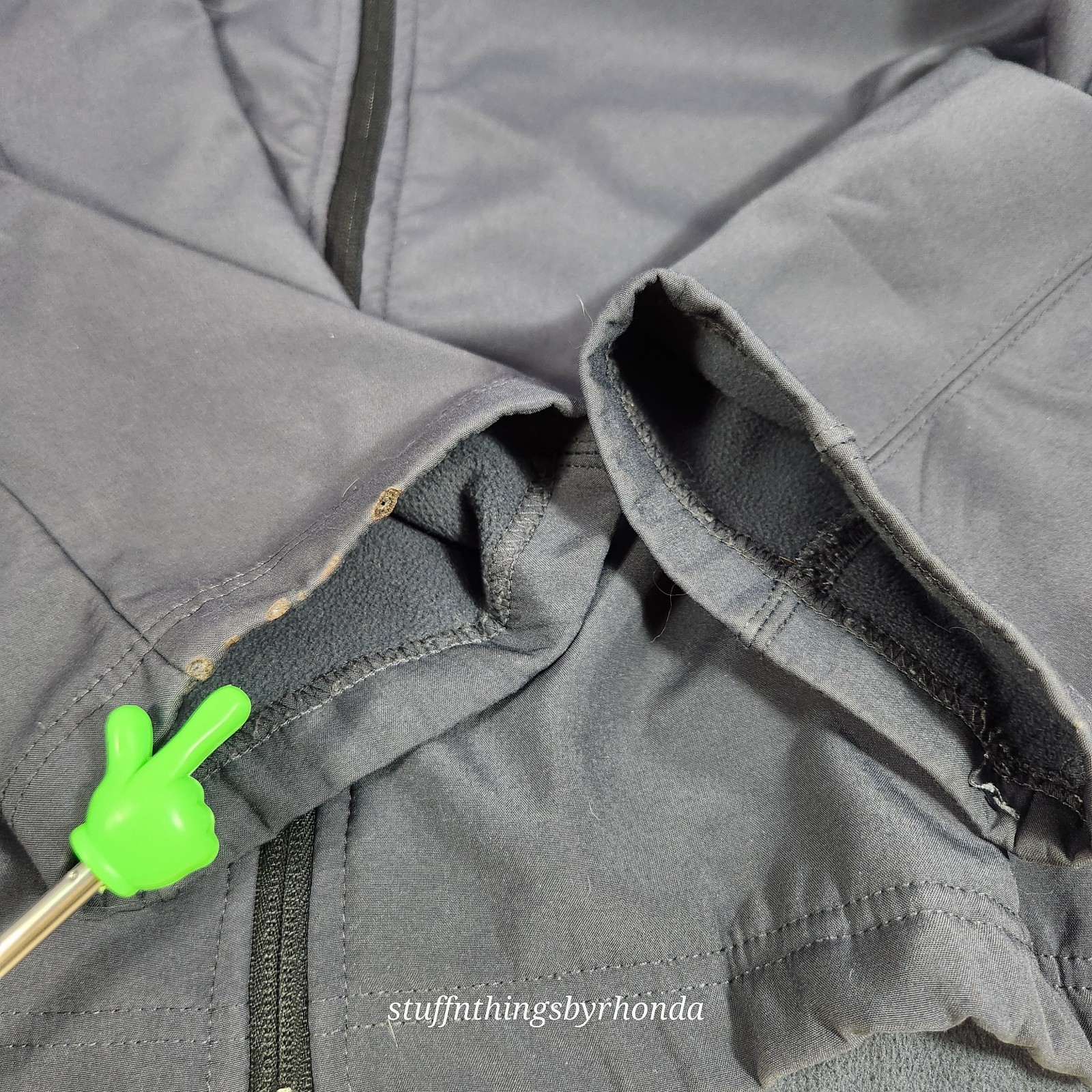 MAC TOOLS Jacket Full Zip Dark Gray Soft Shell Fl… - image 9