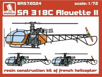 Brengun BRS72024 - 1:72 SA 318C Alouette II - Neu