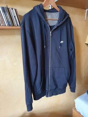 Nike, Hoodie, dunkelblau, Laufjacke, Trainingsjacke, XLdicker Stoff - Bild 1 von 3
