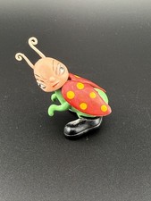 Vintage Anthropomorphic Angry Lady Bug, 2 HON...