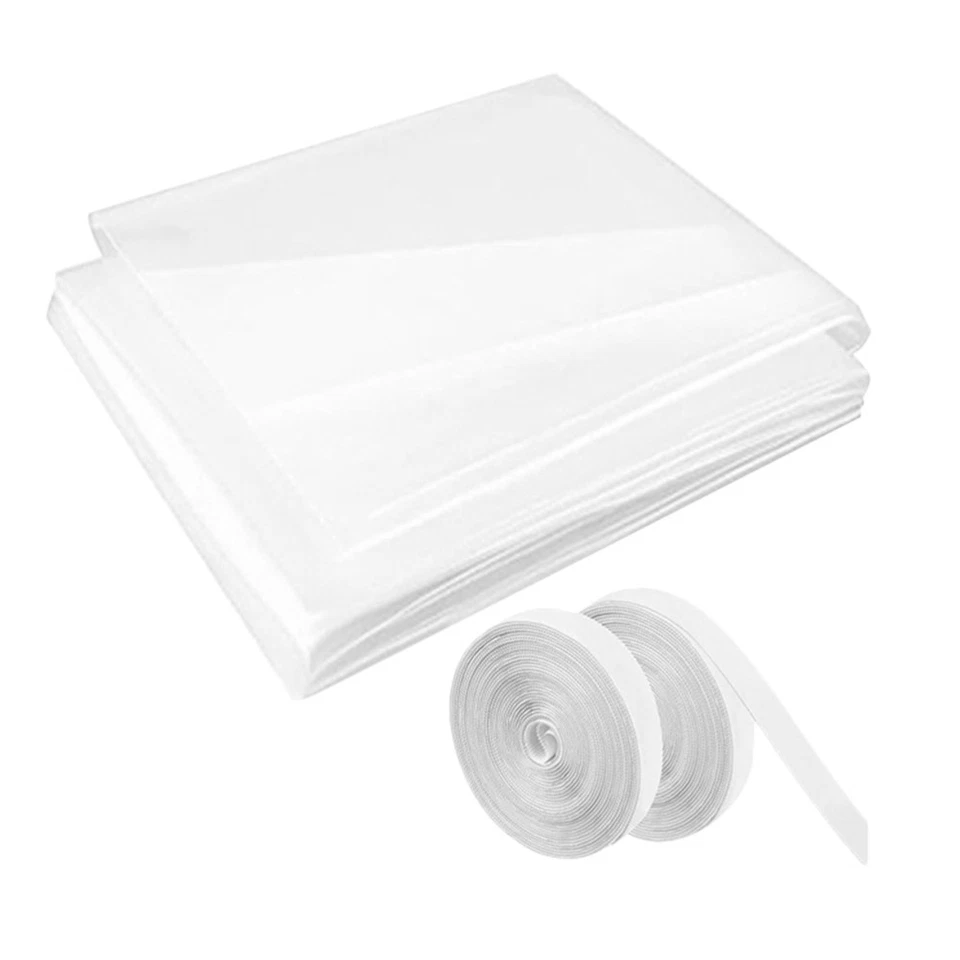 1 Set Winter Window Cover Thermal Window Cover Film Window Cov - Image 4 of 4