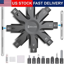 Phone Cleaning Kit Charging Port Cleaner Brush Tool Set Earbuds Speaker Type 1