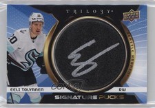 2023-24 Upper Deck Trilogy Signature Pucks Eeli Tolvanen #SP-ET Auto s3g