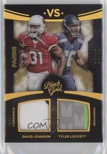 2015 Panini Black Gold VS Prime /49 David Johnson Tyler Lockett #VS-JL Rookie RC
