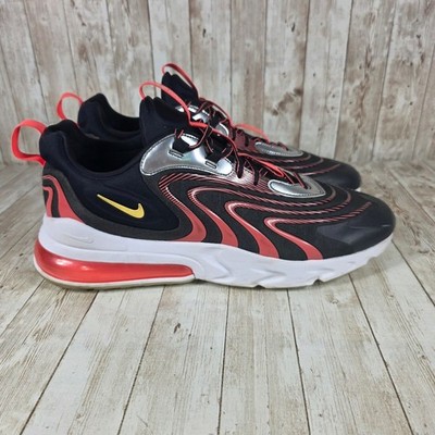 Nike Air Max 270 React ENG Sneakers Running Shoes Black Red Size 15