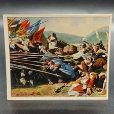 Sempach Switzerland Arnold Winkelried Battle 1386 1930s Tobacco Cigarette Card
