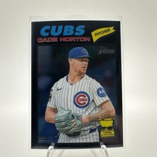 🔥 Cade Horton Cubs 2026 Topps Heritage Chrome Black /77 #396 🔥