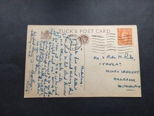 GENEALOGY INTEREST POSTCARD RULE OF MUNRO CRESCENT, MILLBROOK 1948. TORQUAY P. C