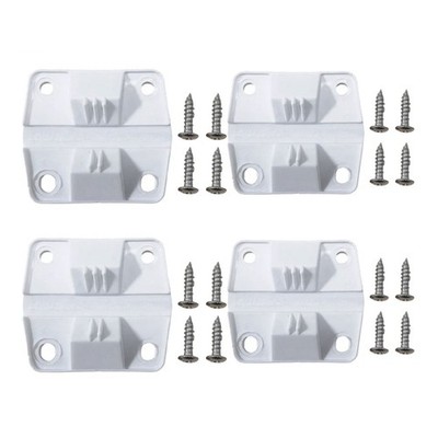 4PC Strong Cooler Plastic Hinge Repair Kit w/ Screws For Coleman 40+ Models