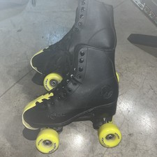 Roller Derby Elite Roller Skates-Black Size 9 R Wind with toe guards rare