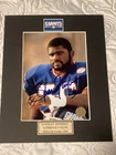 Lawrence Taylor Signed Autographed 5x7 Photo In a 8x10 Matt “ Giants” COA. HOF