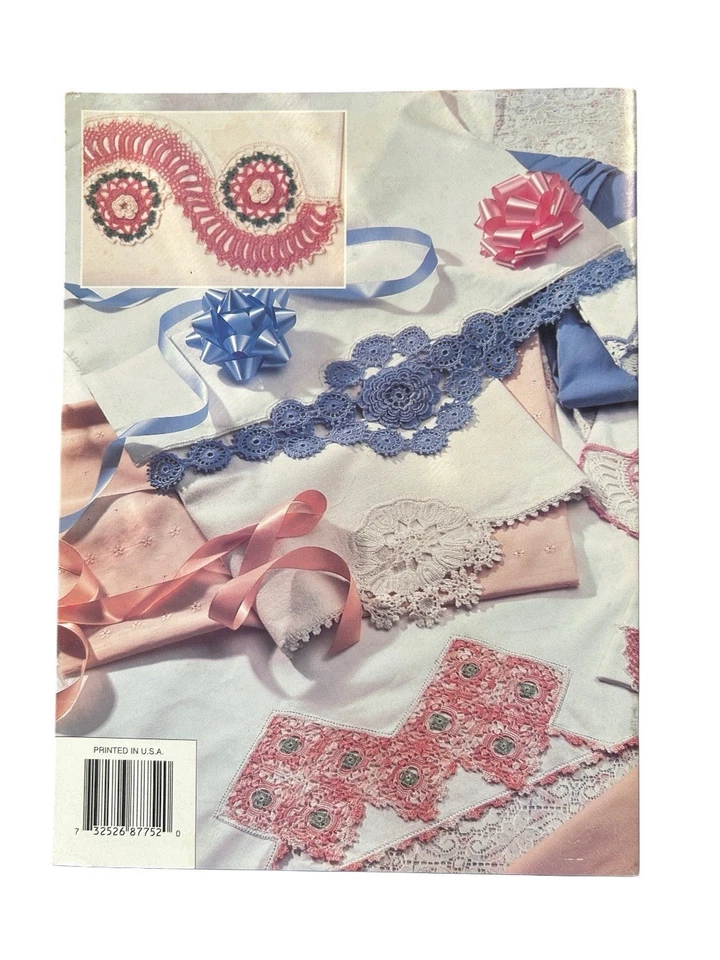 Vintage Annie’s Attic Pattern Booklet Crochet Edgings To Give Or Keep 1998 - Image 2 of 2