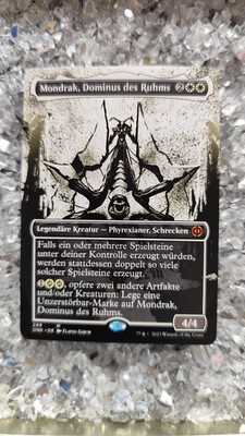 1x Magic Phyrexia All Will Be One DE Mondrak Dominus des Ruhms NM-Mint Mythic