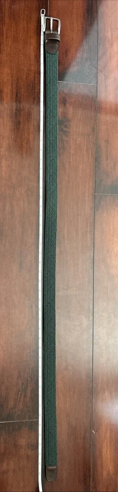 Rolex Golf Club Collection Cinturón Elástico Trenzado Verde Talla Hombre L/XL Italia Foto 4 de 4