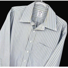 Brooks Brothers Mens 16 1/2 34 Classic Fit Striped Non Iron Supima Shirt