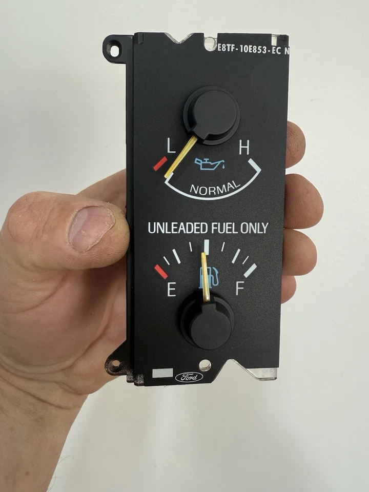 Cuadro de instrumentos medidores de petróleo y gas para camión Ford F150 Bronco 87-91 E8TF-10E853-EC Foto 2 de 4