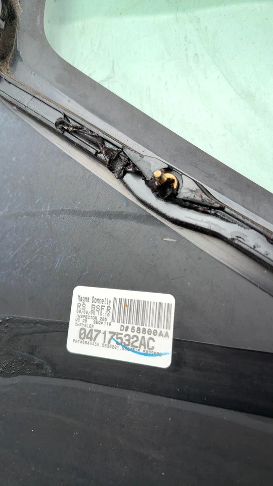 01 02 03 04 05 06 07 DODGE CARAVAN Rear Door Glass/window Dodge Right BG001-6 - Image 4 of 4