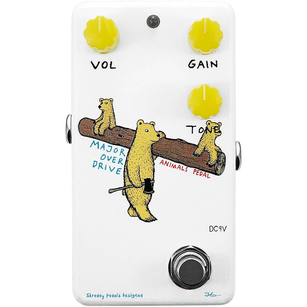 Педаль эффектов Animals Pedal Major Overdrive V2 Белый 21690₽