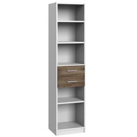 Standregal Regal BüCherregal Dekoregal Jugendzimmer Weiß Braun Eiche Nb.