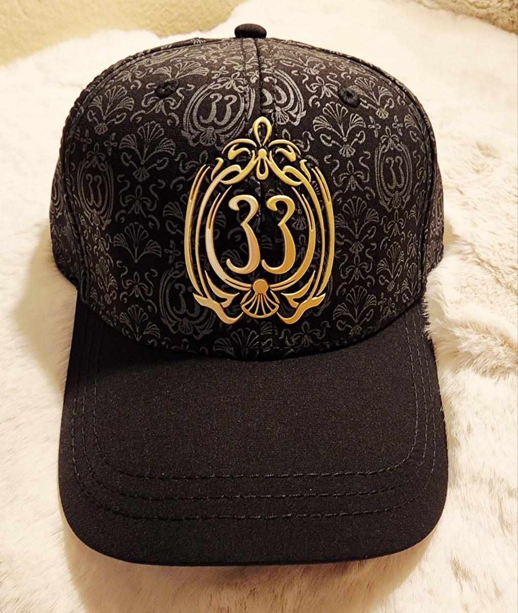 ディズニー クラブ33 キャップ RARE Disneyland Club 33 Exclusive HAUNTED MANSION Baseball Cap Hat