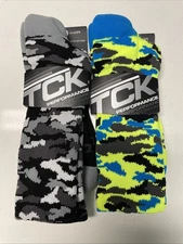(2) PAIR TCK PERFORMANCE SOCKS SIZE Large - CAMO