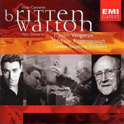 Benjamin Britten Violin Concerto/viola Concerto (Rostropovisch, Vengerov) (CD)