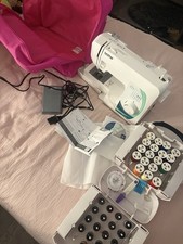 Brother JK1700 Sewing Machine with Plug and Foot Pedal (Includes Bag and Extras)