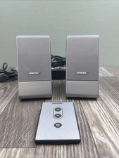 Bose Computer MusicMonitor Multimedia Speaker System Silver w/remote