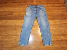 VTG 90s Levis 505 Light Wash Denim Jeans Mens 36x30 (35x29) Made in USA 1999