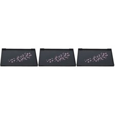 Image of Set of 3 Afternoon Tea Tray Coffee And Serving Rectangular Snack