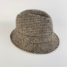 Scotland House, VA, Hand Woven Harris Tweed Wool Fedora 22