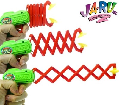 JA-RU Robot Arm Claw Grabber Gun (2 Toy Assorted) 12 Inch Long 