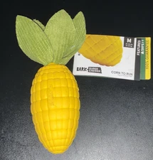 New Bark Box Super Chewer “ Corn To Run “ Dog Toy Medium Corn & Leaves