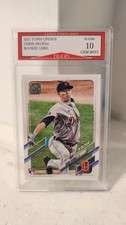 Topps 2021 Update Series Tarik Skubal Rookie Debut  graded 10 #US284  Tigers