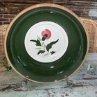 Stangl Pottery Pink Thistle Vegetable Fruit Serving Bowl 9.75" Vintage 1950s EUC