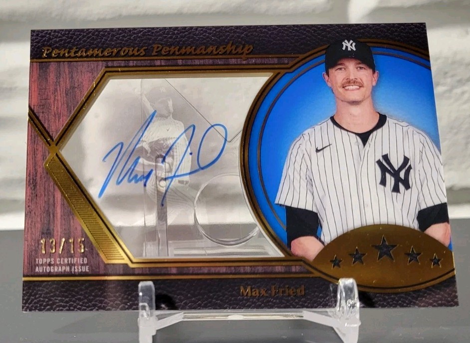 2025 Topps Five Star Max Fried Auto Pentamerous Penmanship /15 #PP-MF Yankees