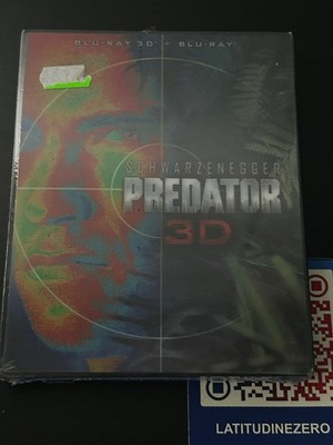 PREDATOR mit Arnold Schwarzenegger - 3D BLURAY NEU Lenticular in Italienisch