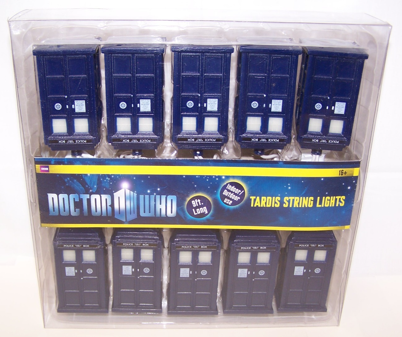Rare Doctor Who Tardis Police Public Call Box String Lights-10 Lights ...