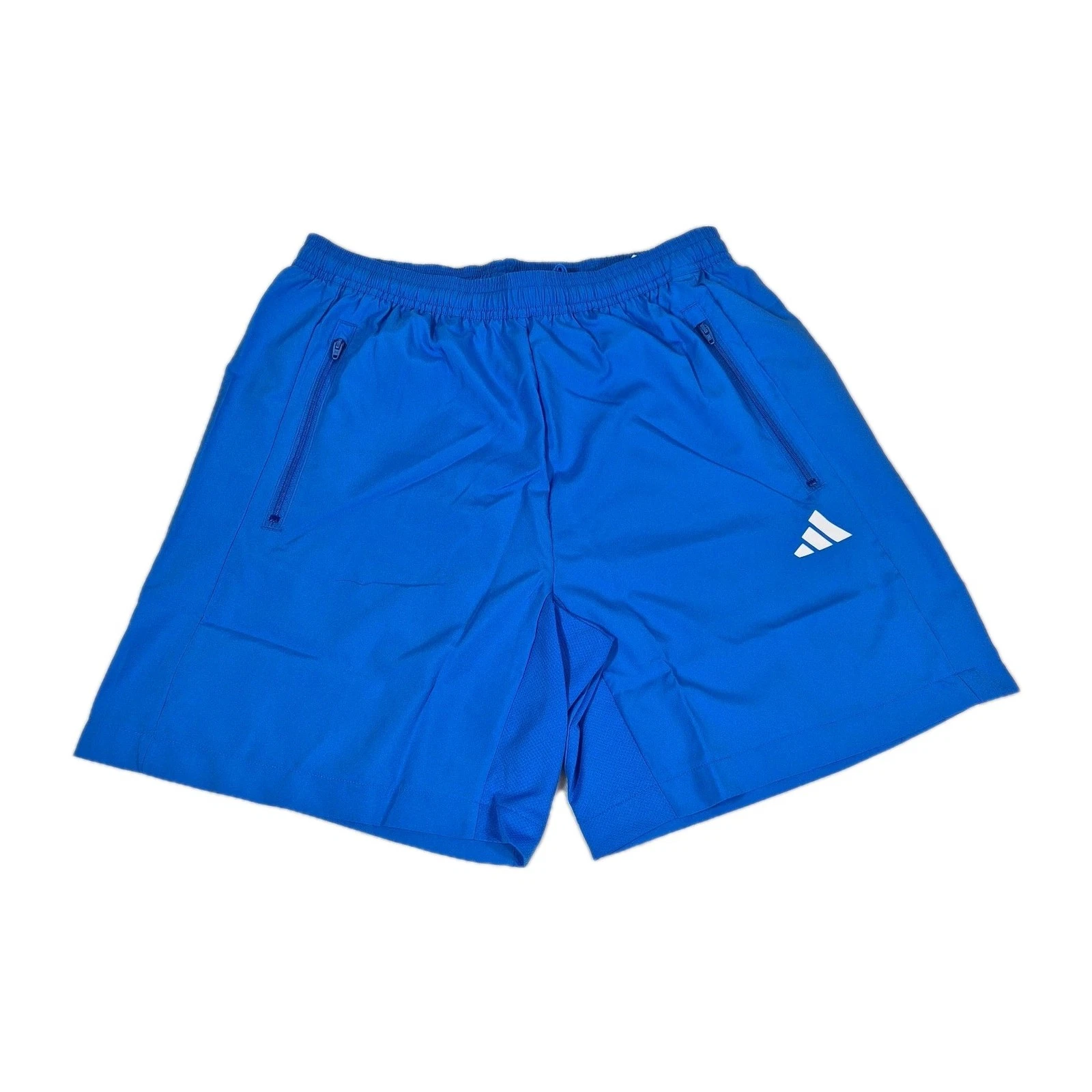 Adidas Men's Shorts Size M Blue Rush 7" Inseam Drawstring Pockets lightweight 60
