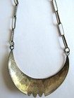 HOPI Overlay NECKLACE Sterling Silver Signed detailed handmade chain — photo 6