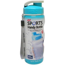Image of 500ml Colour Sports Handy Bottle with Carry Strap 500 ml, Blue