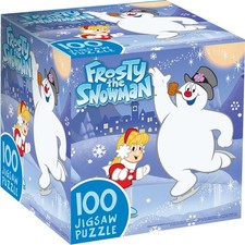 Frosty the Snowman 100-Piece Christmas Puzzle 10"