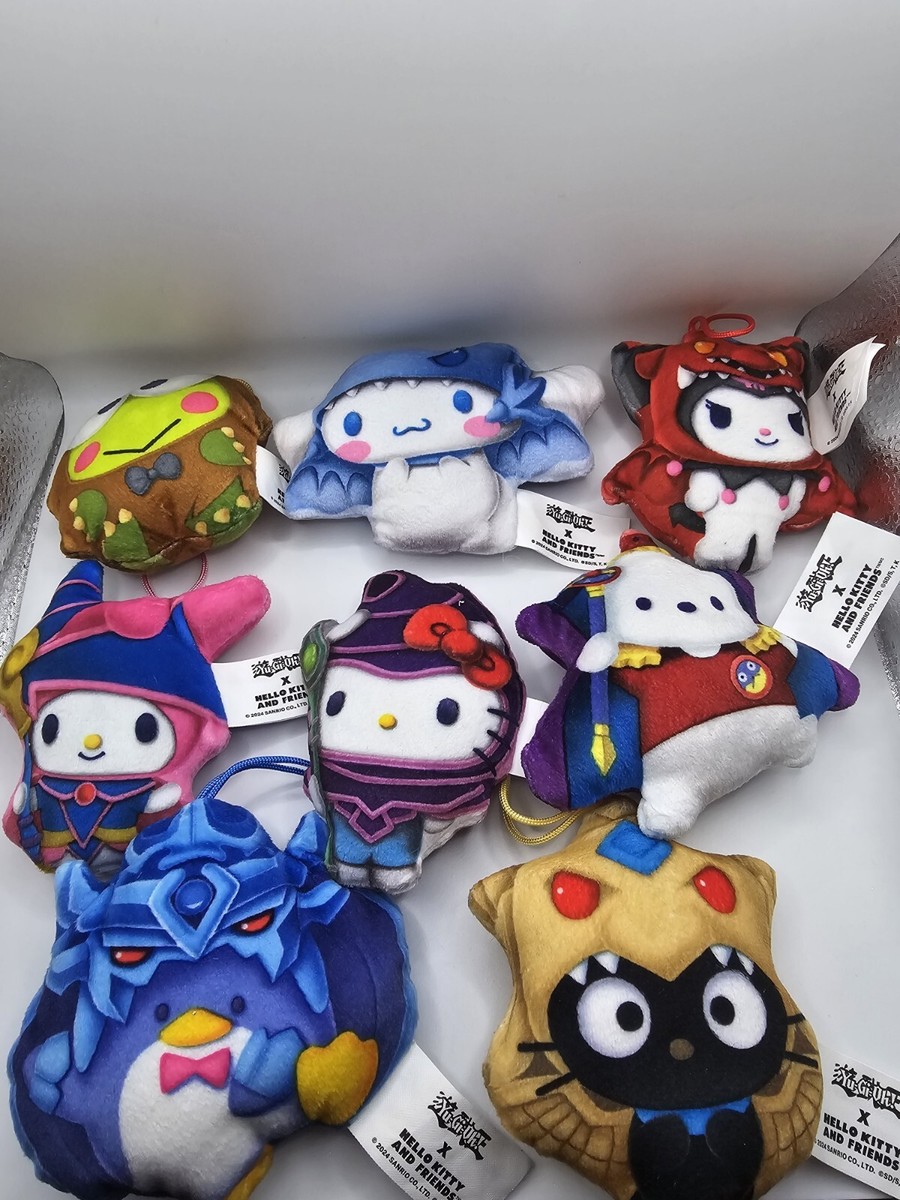 McDonald Yugioh x Hello Kitty and Friends Lot Of 8 Plush Toys | eBay