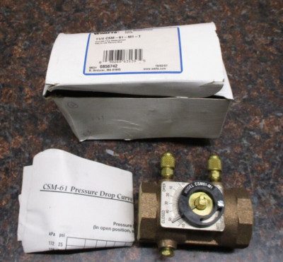 WATTS REGULATOR 1-1/4'' CSM-61-M1-T Flow Measurement Valve NEW FREE SHIPPING